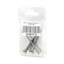 Viti Truciolari a testa svasata piana Inox A2 DIN7505 5x60mm 6pz N44590007747