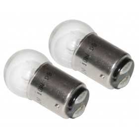 Set 2 Lampadine bipolare BA15D 12V 10W con sfera piccola a poli paralleli OS1420002-0%