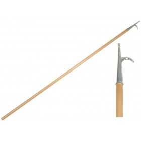Mezzo marinaio fisso in legno 180/30 con gancio in Inox MT0700618-10%