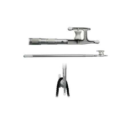 ProfeStainless Steelional Bi-telescopic 2 tubes boat hook with roller 120-209cm OS3491641