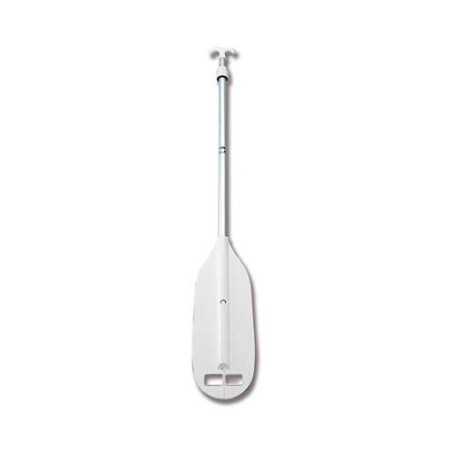 Telescopic aluminium oar with mooring hook 120-200 cm - D.25 mm TRR1025120