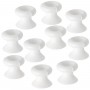 Set 10 pcs Nylon tarpaulin lacing button white with 4.5mm hole N20512000650