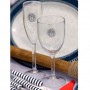 Calice da vino con decoro Living 75x186mm Set 6pz MT5801478-10%