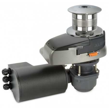 Quick ALEPH AL3 724D Vertical Aluminium Windlass Stainless Steel 700W 24V with Drum Ø 130mm QAL3724D