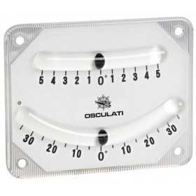 High precision double bubble inclinometer 30gr 100x80mm OS2670086
