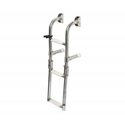 Foldable ladder AISI316 extra narrow 3 steps 630x180/160mm OS4957303