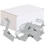 Set of 20pcs AISI 304 A2 Adjustable Solar hooks for fixing photovoltaic panels N52331500082
