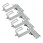 Kit di 4 Ganci solari regolabili in AISI304 A2 per fissare pannelli fotovoltaici N52331500081-10%