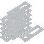 Set of 12pcs Adapter plates for dowel screws art. 9215-16 M10 N52331500087