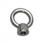 Stainless Steel M6 Female Screw Pad Eye with circular eye N61542107400