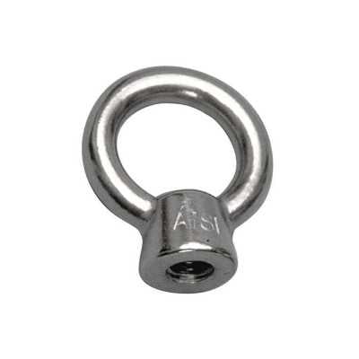 Stainless Steel M12 Female Screw Pad Eye with circular eye MT0231512