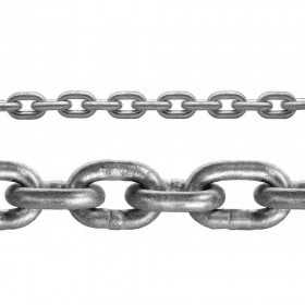Galvanised steel calibrated chain - D.12mm - 50mt MT011001250