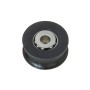 Puleggia nera in delrin su sfere inox 44mm per cime Ø14mm OS5524405-18%