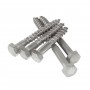 Seatop 100PZ Viti Tirafondi Inox A2 UNI704 DIN571 10x200mm N44591007022