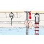 Emergency Ladder 10 Steps L.300cm White Covering OS4952310