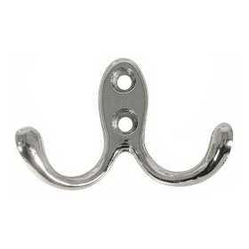 Chromed brass double hook hanger 40x60mm N60043805284