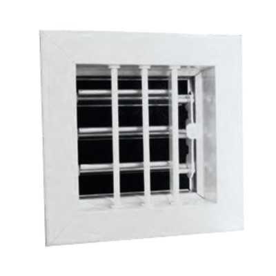 Uflex WC2510 White aluminum closeable supply grills 250x100mm UF69918Y