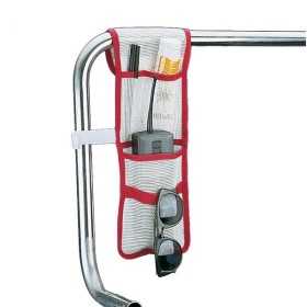 Double pocket storage bag for handrail mount TRD1008020