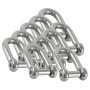Kit 10 pezzi Grillo in acciaio inox con chiusura a vite - Perno 10 mm N61641100477-10-30%