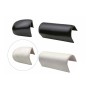 TeStainless Steelilmare WHITE Plastic End Cap for Radial Fender Profile H.40mm MT3833135