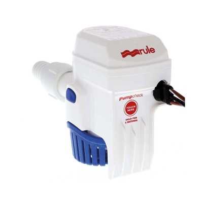 Rule-Mate RM 500A automatic submersible bilge pump 500GPH 12V 19x9x12cm 38522506