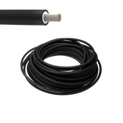 Cavo fotovoltaico nero 10mmq Venduto al metro N50830750294MT-0%