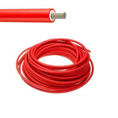 Cavo fotovoltaico rosso 10mmq Venduto al metro N50830750295MT-0%