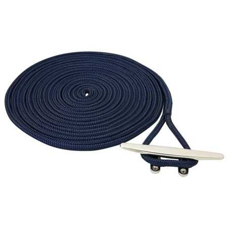 Pre-spliced double braid dock line D.10mm L.6mt Blue N10400219711
