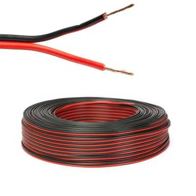 Cavo Elettrico Bipolare 2x0.75mmq RO/NE 15m N50824001271-0%