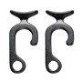 Coppia clip portaparabordi nero per tubo 22-25mm Cima max Ø12mm N10502806694N-15%