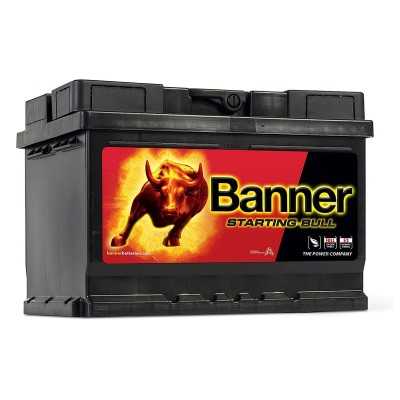 Banner Starting Bull 12V 72Ah battery up 650A Inrush for Auto Camper Van Boat N51120050505