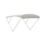 Stainless steel 3-arch detachable bimini 190-210cm h140cm White Sheet N120412011431