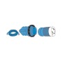 Spina impermeabili in policarbonato + moplen blu 50A 220V N50523521035-10%