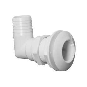 Scarico a mare con gomito 90° in plastica bianca Portagomma 38mm N42038202457-0%