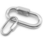 Stainless steel Snap hook with screw opening 75x8mm N60641000440