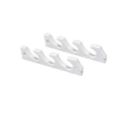 Coppia portacanne da parete con 3 posti 298x23x63mm per canne da pesca LZ31529-10%