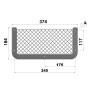 Rete portaoggetti bianca 184x374mm N41318204475-10%
