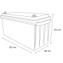 Ultimatron LiFePO4 12.8V 200Ah Smart BMS Lithium Battery UBL-12-200-PRO N51120017403