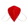 Italiamedica FFP2 RED Mask CE2841 Certified PPE Cat.III Made in EU N90056004411