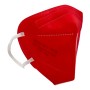 Mascherina FFP2 ROSSA Italiamedica Certificata CE2841 DPI Cat.III Made in EU N90056004411