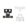 Fermaporta antine a scatto in plastica bianca N60341500078B-5%