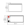 Enerpower SLC 7.2-12 12V 7.2Ah C20 AGM VRLA Battery N51120050900