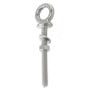 Golfare maschio a vite Inox con perno e occhio 12x120mm N61542100117-0%