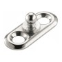 Chromed brass Tenax button Plate male N20543002723