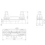 Victron BANL-E Fuse Holder for ANL-fuse 90x22mm 10mm Screw OF010150