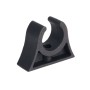 Tube clip black 19/20mm for holding poles boat awnings oars OS3435819