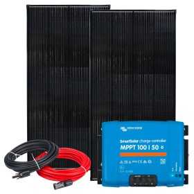 Kit Barca Camper 12V 480W con Regolatore SmartSolar MPPT 50A + Kit Cavi N151030200263