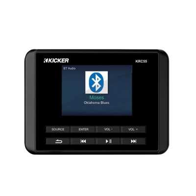 Kicker KRC55 Marine digital remote control LCD display IP67 for KMC5 receiver IDKRC55