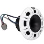 Kicker KMXL654 6.5" 300W LED HLCD Horn-Loaded marine Speakers Pair IDKMXL654