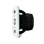 Kicker KMXL654 6.5" 300W LED HLCD Horn-Loaded marine Speakers Pair IDKMXL654